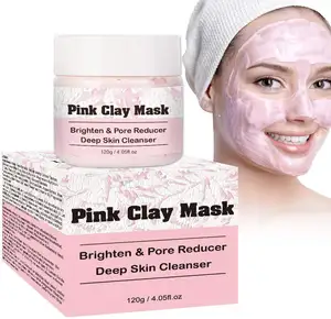 JMFREE, частная марка, уход за кожей, натуральная Органическая розовая глиняная грязевая маска, увлажняющая розовая глина, маска для лица