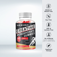 Compléments Énergétiques Pré-Entraînement Véganes à Marque Blanche BCAA Créatine Monohydrate en Capsules pour Tous, Sauf Femmes Enceintes