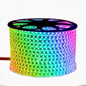 Led תאורה אחורית Tuya חכם RGB DC12V 5050 עמיד למים סנכרון מוסיקה וקול App בקרת 5m Wifi Led רצועת אור ערכת