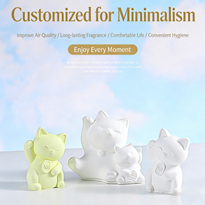 Diffuseur de parfum en céramique personnalisé avec logo, <span class=keywords><strong>pierre</strong></span> aromatique pour voiture, clip de ventilation, <span class=keywords><strong>huile</strong></span> parfumée, <span class=keywords><strong>pierre</strong></span> parfumée - Product Image 4