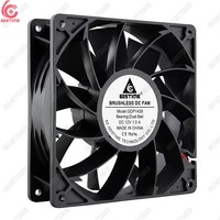 Ventilateur de boîtier Gdstime GDP1438 140 mm à double roulement à billes 12V/24V, débit d'air élevé 232 CFM, pression statique élevée 3000 tr/min pour carte graphique et CPU