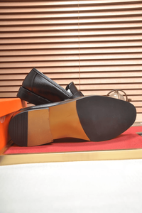 Zapatos Oxford con Parte Superior de Cuero Vacuno de Grano Completo, Suela de Goma, Entresuela de Goma Espumada/Látex, Cuero Vacuno de Grano Completo/Tela - Product Image 6