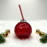 Gobelet en verre à paroi simple de 13,5 oz, design moderne, motif de Noël, avec couvercle à paille, coffret cadeau unisexe