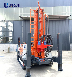 Plataforma de perforación de mina de pozo de alta eficiencia 200m-400m Crawler 260m-300m para máquina de perforación de agua de Filipinas con motor - Product Image 6