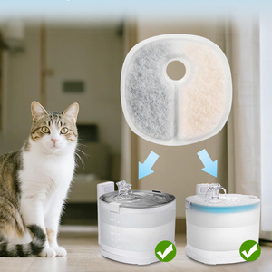 Portable <b>Cat</b> Water Fountain with 4-Packs Purification Carbon Filter Activated Carbon Pet Bowls & <b>Feeders</b> - Product Image 4
