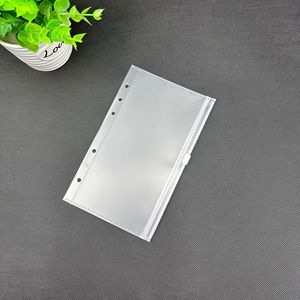 A6 bağlayıcı kılıfı 6 halka ciltli defter dolum para klasör organizatör A6 bağlayıcı cepler ile hiçbir fermuarlar Zipless bütçe zarflar - Product Image 5