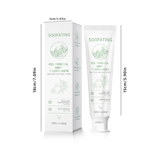 Nhãn hiệu riêng kem đánh răng polyphenol bạc hà Probiotics baking soda mạnh mẽ làm mới hơi thở làm sạch sâu OEM/ODM cho <span class=keywords><strong>Arabic</strong></span> nhà - Product Image 5