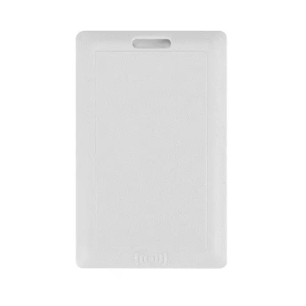 Vehicle Parking System Long Range 200m RFID Active Tag 2.4GHz Trigger Active White Card