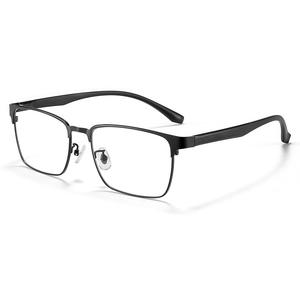 Gafas de Hombre Danyang con Montura Cuadrada de Media Montura 1623, Lentes de PC Ultraligeras y Cómodas, Estilo Ejecutivo - Product Image 2