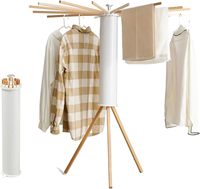 Séchoir à linge portable en forme de pieuvre, gain de place, pour intérieur et extérieur