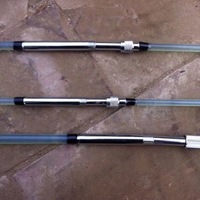 Byloo Canne à pêche spinning en fibre de verre à deux sections 1.35m 1.5m 1.65m 1.8m 2.1m 2.4m 2.7m 100-250 CW avec peinture colorée pour la pêche en surf