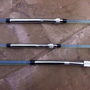 Byloo <span class=keywords><strong>Deux</strong></span> Sections 1.35m 1.5m 1.65m 1.8m 2.1m 2.4m 2.7 m Filature Tiges 100-250 CW Couleur Peinture Fiber De Verre Surf Canne À Pêche - Product Image 4