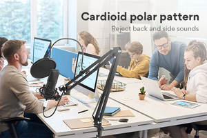 MAONO Micro de Studio PC <span class=keywords><strong>Microphone</strong></span> Kit Avec V8 Carte Son Interface Audio Pour la Communication en direct ou Chanter - Product Image 6