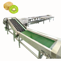 Papaya Perzik Banaan Bes Peer Ui Groenten Kleine Fruitsoorten Kiwi Sorteer- en sorteermachine KHGX-6J Sensor PLC 600KG 1 Jaar Garantie