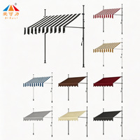 Auvent rétractable sans perçage, auvent de magasin, pare-soleil pour balcon et avant-toit, pour usage domestique et commercial, vente en gros disponible