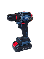 Perceuse-visseuse sans fil 21V sans balais avec fonction marteau perforateur, 2 vitesses variables, pour maçonnerie et métal
