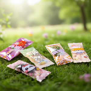 Flat Bag Flexo Printing Recyclable Spout Top Sealing Popsicle Bags For Baby Food Packaging 100pcs - Product Image 3
