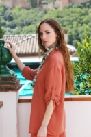 صنع في إسبانيا Inmaculada Bertos جاكيت ماركة Barto كتان بلاط ملون Overshirt