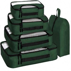 Juego de 5 Cubos de Embalaje Transpirables, Organizadores de Viaje, los Más Vendidos de Fábrica BSCI - Product Image 5