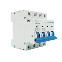 DZ47-63H 4P MCB 6kA 400V Courant nominal Li Protection Plastique et cuivre Montage sur rail DIN