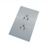 Exportation Commerciale Extérieure – Porte de Sécurité Type 120 Norme Américaine 16A Wi-Fi/Zigbee avec Cadre en Alliage d'Aluminium et Verre Trempé