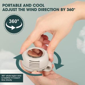 Ventilateur à clipser sur la ceinture, rechargeable par USB, ventilateur personnel portable, silencieux, mini ventilateur - Product Image 3