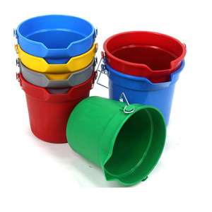 ถังพลาสติกขนาดใหญ่ 10 ควอร์ต พร้อมมาตรวัดและปากเทสำหรับเก็บน้ำ - Product Image 4