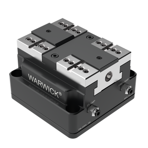 Warwick KSP-100 + YZL-100 khí nén đồng tâm Vise Kẹp lực lượng Khối Tự cetetetering Vise cho CNC tự động hóa với robot cobot - Product Image 2