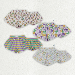 En stock, vêtements assortis mère-fille, vêtements pour enfants du Mardi Gras, vêtements de <span class=keywords><strong>yoga</strong></span>, shorts pour <span class=keywords><strong>bébé</strong></span> fille - Product Image 1