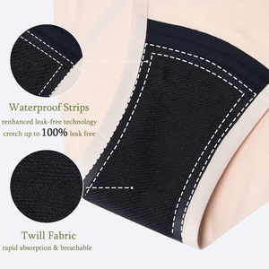 LYNMISS Braguitas Menstruales de Corte Alto de 4 Capas SIN PFAS, <span class=keywords><strong>Culotte</strong></span> Menstrual a Prueba de Fugas para Ballet, Danza y Periodo - Product Image 4