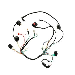 Ensemble de faisceaux de câblage électrique pour <span class=keywords><strong>moto</strong></span>, quad, ATV, karting, buggy, <span class=keywords><strong>moto</strong></span> tout-terrain Taotao Kazuma de 50 à 125 cm3 - Product Image 1