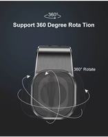 Support de téléphone magnétique puissant en ABS en forme de L pour grille d'aération, tableau de bord, bureau, compatible voiture, support de navigation universel pour téléphones de 4 à 6,8 pouces