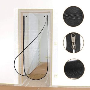 <span class=keywords><strong>ROMWE</strong></span> ZIPDOOR ประตูกั้นฝุ่นพร้อมซิปคู่ LDPE/ผ้าฟลีซกันความชื้น โปร่งใส รุ่นนุ่ม ZD120220-I/L/C/U - Product Image 2