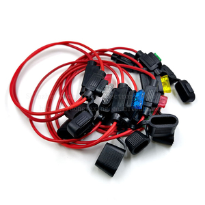 High-Capacity Waterproof Car <strong>Fuse</strong> Holder 12V Cutoff <strong>Switch</strong> Splash-Proof 18/16/14/12/10AWG Blade Adapter Socket Damp Proof <strong>Fuse</strong> - Product Image 1