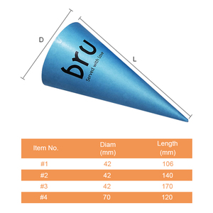 Ống Cuộn Giấy Hình Nón Kem Dùng Một Lần In Logo Tùy Chỉnh - Product Image 3