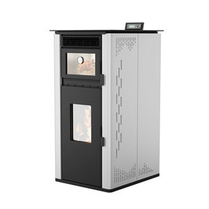 Poêles à granulés PANSEE PS100-OVEN 10KW, modernes, en métal, pour intérieur, avec télécommande, garantie de 2 ans, à encastrer - Product Image 5