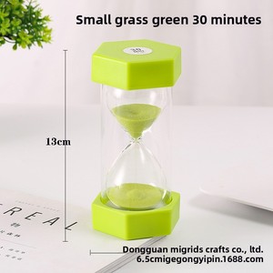 Regalos escolares para niños Restaurante Hotel Juego Uso Diseño moderno Hexagonal Anti caída Plástico 3/5/10/<span class=keywords><strong>20</strong></span>/30/60 <span class=keywords><strong>minutos</strong></span> Temporizadores de reloj de arena - Product Image 3