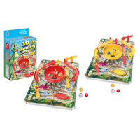 Jeu de société classique intelligent pour parents et enfants, serpents et échelles en plastique 3D, thème pirate, jeu d'échecs pour enfants