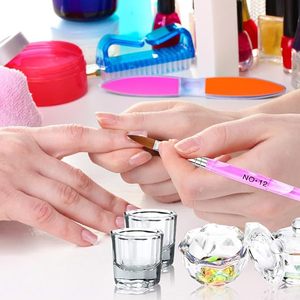 Nail Brush Dappen Dish Set: 6PCS Nail Art <b>Pen</b> and 4PCS <b>Crystal</b> Dappen Dish | Manicure Bowl Cup Glass Container for Acrylic - Product Image 5