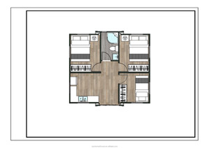 Casa Contenedor Expandible de Lujo Moderna de 3 Dormitorios, Villa Prefabricada Plegable Impermeable para Uso como Apartamento o Taller - Product Image 4