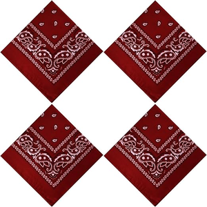 Paisley Bandana Novelty <b>Headband</b> Square Scarf Cowboy Bandanas for Halloween Party Costume - Product Image 3