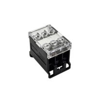 3P 0.75-2mm 2 PC Matériau Connecteur Bornier In13bk Un13bk Connecteur fixe à courant élevé Vis Rail Din Bornier