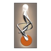 Affiches sur toile de statues de luxe modernes, peintures murales en porcelaine de cristal, décoration murale pour porche et intérieur, art mural