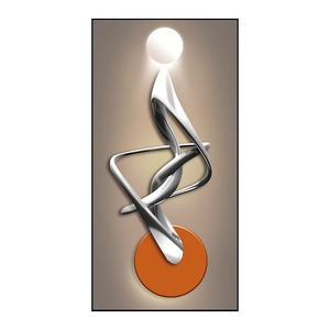 モダンで豪華な彫像キャンバスポスター装飾クリスタル磁器壁画ポーチ室内部屋壁装飾壁アート - Product Image 5