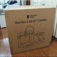 Imprimante 3D Bambu Lab A1 Combo, haute précision, nivellement automatique, PLA, USB/Wifi, nouvelle, garantie 1 an, volume d'impression 256x256x256mm