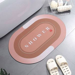 Bath <b>Mat</b> Super Absorbent Non <b>slip</b> Diatom Mud Floor <b>Mat</b> Bathroom Rug Quick Drying Bath Custom Kitchen Entrance Door <b>Mats</b> - Product Image 5