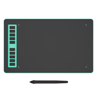 Tablet Gambar Grafis 10x6 Inci dengan 8192 Tingkat Tekanan dan 10 Tombol Kustom untuk Seni Digital