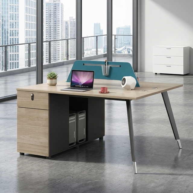 Modern Office Cubicle Workstation Work Computer Desk Employee Seat Partition Luxury Executive Table Furniture Set Wholesale