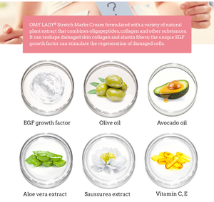 Crème OMY LADY pour éliminer les cicatrices et les vergetures, produits de soins maternels - Product Image 4