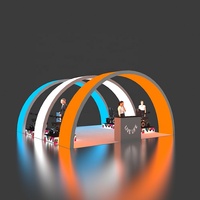 Stand d'exposition portable en aluminium 20x20, stand moderne pour foire commerciale, stand d'exposition